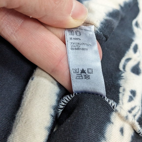 American Apparel blurred lines tie-dye pencil skirt - Picture 7 of 9